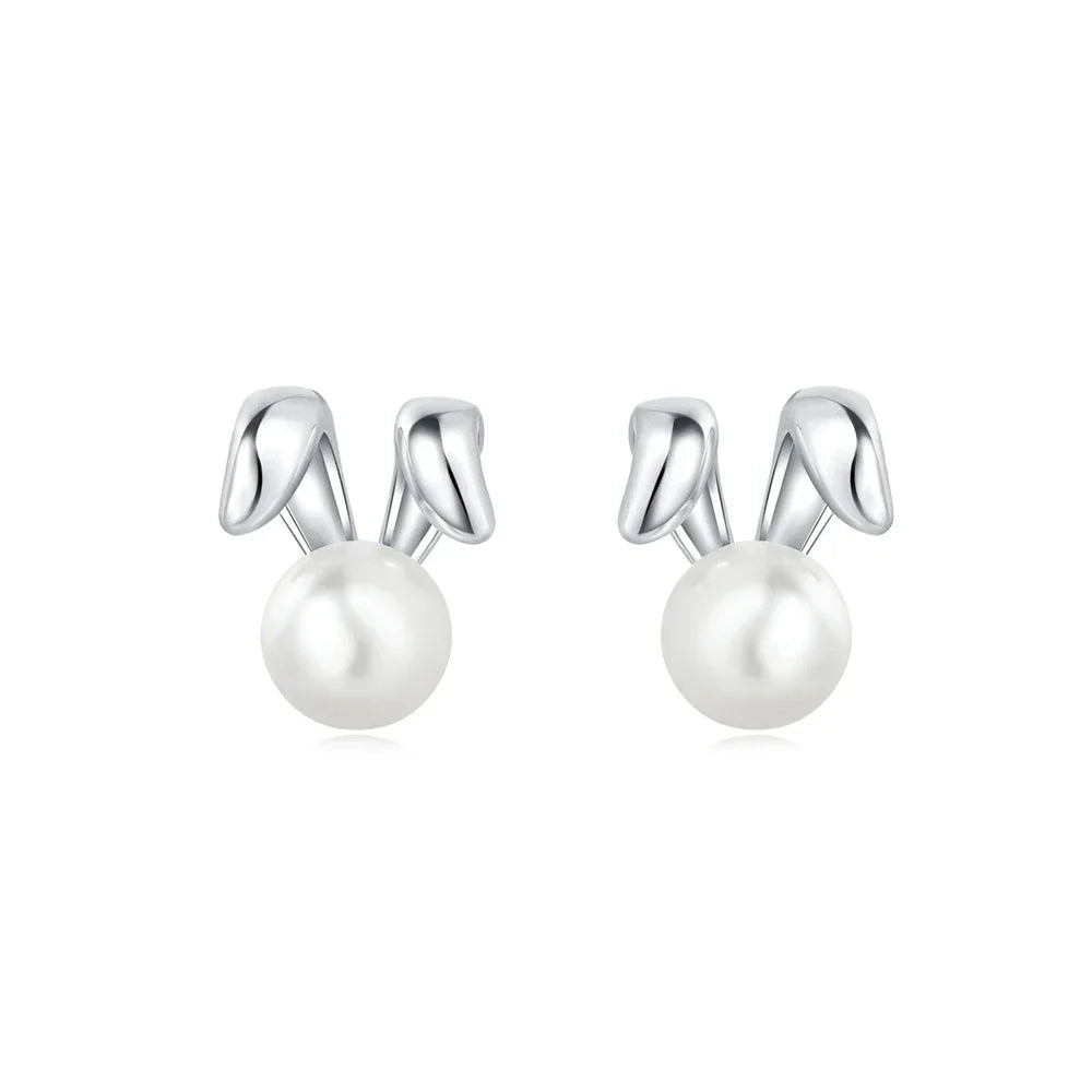 925 Sterling Silver Freshwater Cultured Pearl Collier Original Earrings Collection for Women Fine Jewelry Gifts