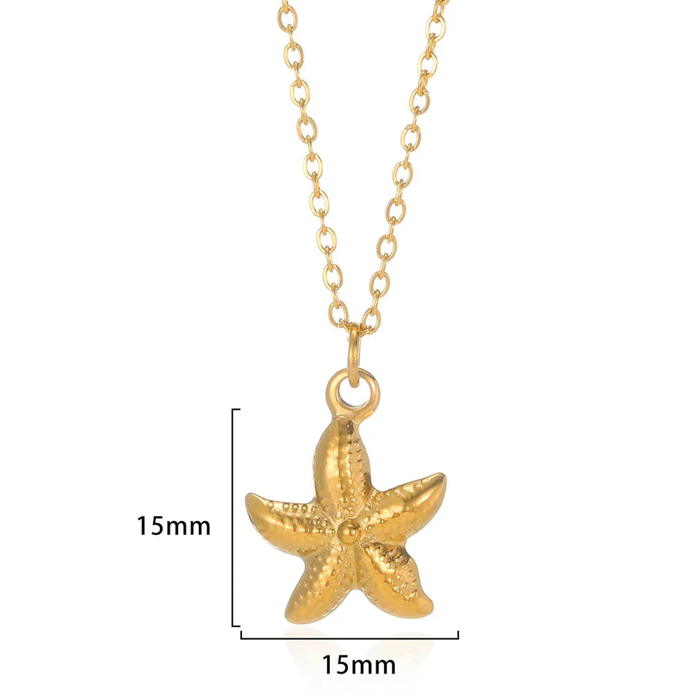 Stainless Steel Necklace Plated Gold Color Ethnic Sun Totem Pendent Necklaces For Charm Women Birthday Party Fashion Jewelry