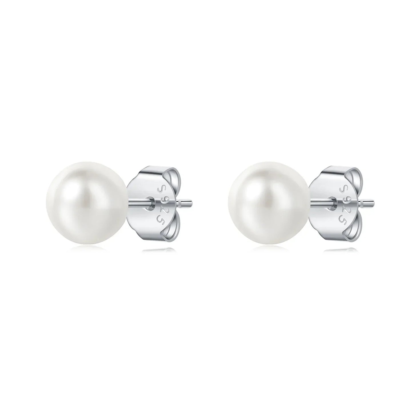 925 Sterling Silver Freshwater Cultured Pearl Collier Original Earrings Collection for Women Fine Jewelry Gifts