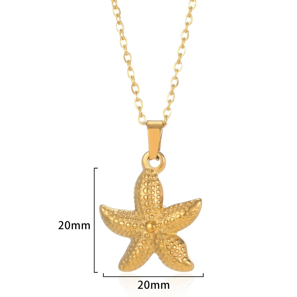 Stainless Steel Necklace Plated Gold Color Ethnic Sun Totem Pendent Necklaces For Charm Women Birthday Party Fashion Jewelry